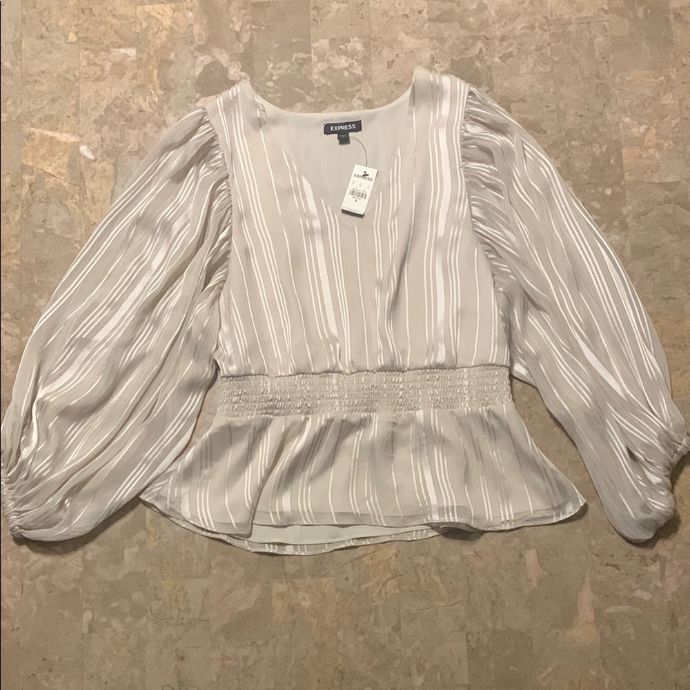 NWT Express White Blouse